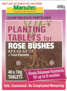 Manutec Slow Release Rose Planting Tablet