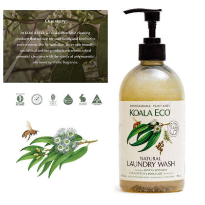 Koala Eco Koala Eco Natural Laundry Wash Eucalyptus Rosemary Acckeconlw - Garden Express Australia