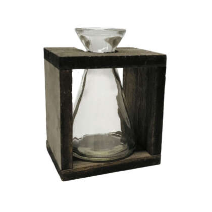 Planter Vase Single Glass Beaker Vase With Stand Vassngbkr - Garden Express Australia