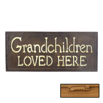Wallart Grandchildren Loved Here Artmetgrandc - Garden Express Australia