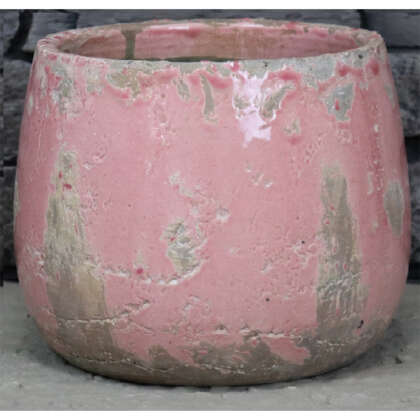 Pink Earth Pot Large 03 Tlpi20 Potpineal - Garden Express Australia