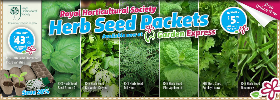 RHS Herb Seeds - Garden Express Australia