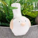 Ceramic Bird Pot Sitter Cream Gacacbpsc - Garden Express Australia