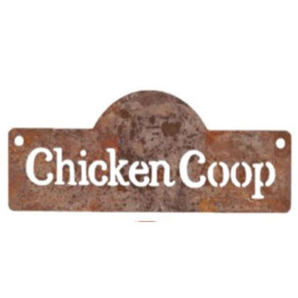 Rusted Sign Chicken Coop Gacarscco - Garden Express Australia