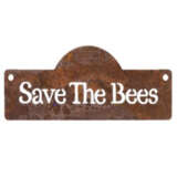 Rusted Sign Save The Bees Gacarsstb - Garden Express Australia