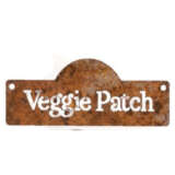 Rusted Sign- Veggie Patch