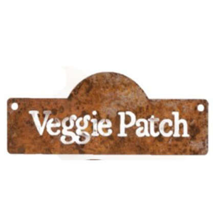 Rusted Sign Veggie Patch Gacarsveg - Garden Express Australia