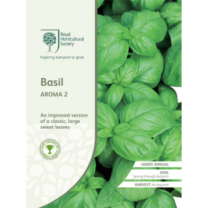 Seed Rhs Basil Aroma 2 Seerhsbar - Garden Express Australia