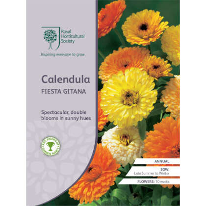 Seed Rhs Calendula Fiesta Gitana Seerhscfg - Garden Express Australia