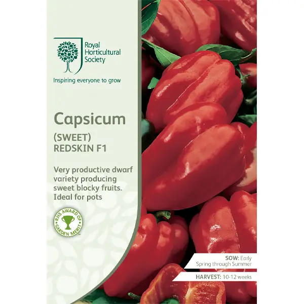 Seed – Rhs Capsicum Sweet Redskin F1