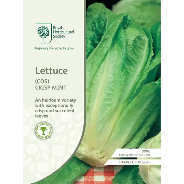 Seed – Rhs Lettuce (cos) Crisp Mint