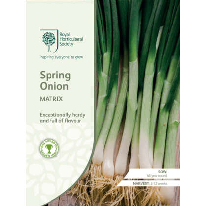 Seed Rhs Spring Onion Matrix Seerhssom - Garden Express Australia