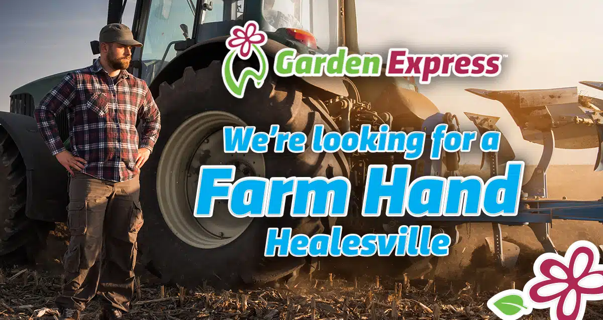 Farm Hand Wanted Job Advert Farm Hand - Garden Express Australia