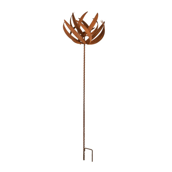 Wind Spinner Lotus – Rust